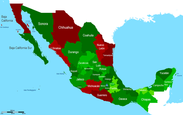 Mexico Travel Warnings Map Besttravels